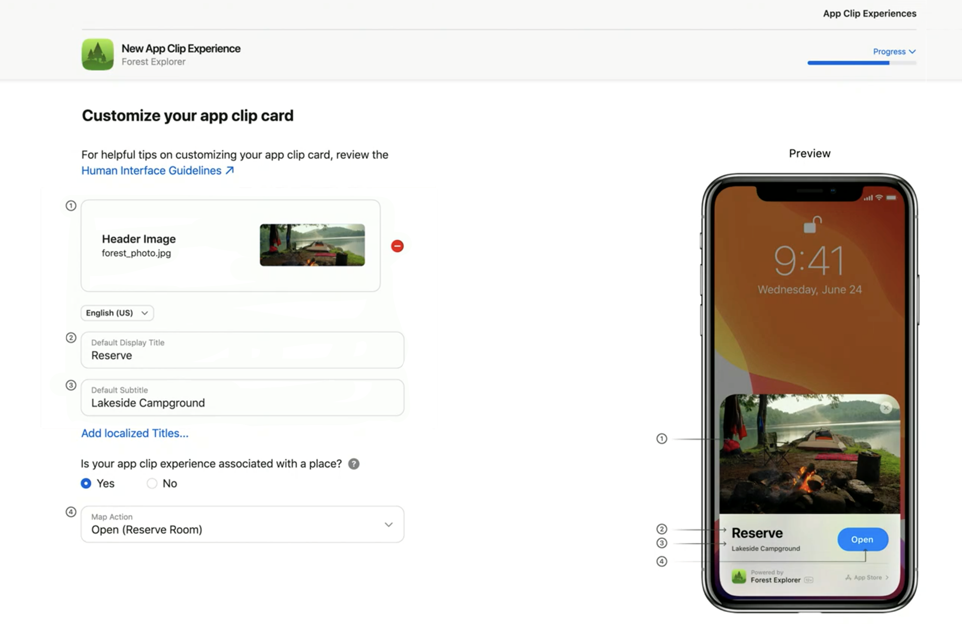 App Clip Experience Customization