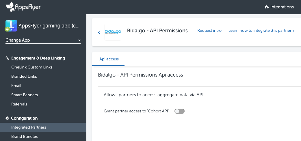 Bidalgo Campaign Integration